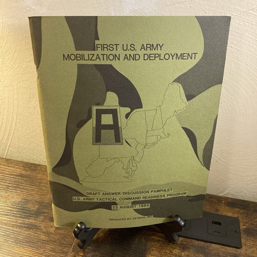 First US Army Mobilization‎ and Deployment Discussion Pamphlet Tactical Command